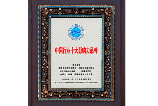 Top Ten Influential Brands in the Chinese Industry-1